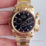 Pre-Sale New Black Rolex Daytona Yellow Gold Swiss Replica Watches From Noob Factory (1)_th.jpg